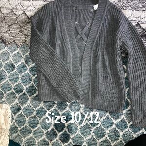 Girls Open Cardigan NWOT